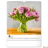 Kép 10/13 - Falinaptár 2026 Flowers 6087-FL spirálos 30×34cm Realsystem 2026 kollekció!