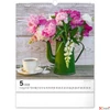 Kép 6/13 - Falinaptár 2026 Flowers 6087-FL spirálos 30×34cm Realsystem 2026 kollekció!