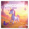 Kép 1/14 - Falinaptár 2026 Happy Unicorns 6097-HU lemeznaptár 30x30cm Realsystem 2026 kollekció!