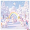 Kép 3/14 - Falinaptár 2026 Happy Unicorns 6097-HU lemeznaptár 30x30cm Realsystem 2026 kollekció!