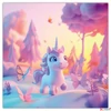 Kép 7/14 - Falinaptár 2026 Happy Unicorns 6097-HU lemeznaptár 30x30cm Realsystem 2026 kollekció!