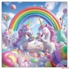 Kép 8/14 - Falinaptár 2026 Happy Unicorns 6097-HU lemeznaptár 30x30cm Realsystem 2026 kollekció!