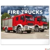 Kép 1/13 - Falinaptár Fire Trucks 2026 spirálos 48 × 33 cm Realsystem 2026 kollekció!