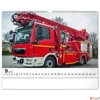 Kép 10/13 - Falinaptár Fire Trucks 2026 spirálos 48 × 33 cm Realsystem 2026 kollekció!