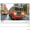 Kép 7/13 - Falinaptár Fire Trucks 2026 spirálos 48 × 33 cm Realsystem 2026 kollekció!