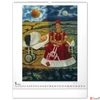 Kép 2/13 - Falinaptár Frida Kahlo  2026 spirálos 48 × 56 cm Realsystem 2026 kollekció!