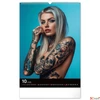 Kép 11/13 - Falinaptár Inked Girls 2026 spirálos 33 × 46 cm Realsystem 2026 kollekció!