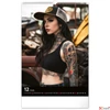 Kép 13/13 - Falinaptár Inked Girls 2026 spirálos 33 × 46 cm Realsystem 2026 kollekció!