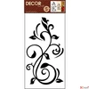 Kép 1/2 - Falmatrica Wall Desig fekete virág minta Wall Design