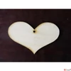 Kép 2/2 - Fatábla felirat, Fa figura szív romantik 9cmx6cmx3mm 10db/cs