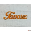 Kép 1/3 - Fatábla felirat Tavasz" narancs 15cm