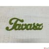 Kép 1/3 - Fatábla felirat Tavasz" olíva 15cm