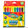 Kép 1/4 - Filctoll készlet kicsiknek Mosoly kerek heggyel 8szín