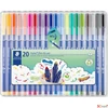 Kép 1/3 - Filctoll készlet Staedtler 1 mm, Triplus 323, 20 különböző szín
