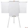 Kép 1/10 - Flipchart tábla mágneses felület 2db segédkarra NOBO Essentials fehér
