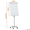 Kép 3/8 - Flipchart tábla mobil mágneses felület NOBO Essentials fehér