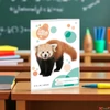 Kép 3/4 - Füzet 16-32 A5 vonalas Ars Una Cuki-Vörös Panda (5309) 23 53593498 2.osztályos füzet prémium minős