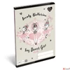 Kép 2/2 - Füzet 21-32 A5 vonalas Lizzy26 Tiny Dancer Lovely Ballerina 4. Osztályos  32 Lap