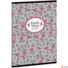 Kép 1/2 - Füzet 27-40 A5 kockás Ars Una Pink roses (866) 40lapos 18' 93148665 prémium füzet négyzethálós