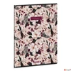 Kép 1/2 - Füzet 80-40 A4 sima Ars Una Extra kapcsos Flowery pink(5375)24 53803757 A/4 sima füzet 40lapos 75gr-os