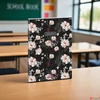 Kép 2/2 - Füzet 87-40 A4 kockás Ars Una Extra kapcsos Flowery black (5374) 25 53123749 A/4-es négyzethálós 40lapos 75g