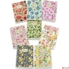 Kép 3/3 - Füzet A/5 Pigna Nature Flowers 42 lapos kockás 0208835 5M