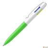 Kép 2/4 - Golyóstoll 0,5mm Schneider nyomógombos, négyszínű, Take 4 Neon, zöld-fehér