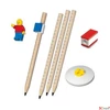 Kép 2/4 - Grafitceruza szett LEGO hegyezővel, radírral, mini figurával
