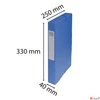 Kép 4/6 - Gumis mappa A4 Exacompta karton, A4, 40 mm, kék