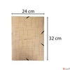 Kép 5/7 - Gumis mappa A4 Exacompta karton, A4, Eterneco, vegyes minta