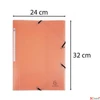 Kép 3/4 - Gumis mappa PP A4 EXACOMPTA "Chromaline Pastel" korall