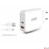 Kép 1/4 - Hálózati töltő 1xUSB-A (18W) 1xUSB-C (45W) USB-A–USB-C kábel URBAN FACTORY