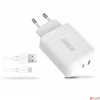 Kép 2/4 - Hálózati töltő 1xUSB-A (18W) 1xUSB-C (45W) USB-A–USB-C kábel URBAN FACTORY