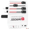 Kép 4/5 - Hálózati töltő világutazóknak 1xUSB-A 1xUSB-C PD 65W USB-C kábel SKROSS