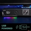 Kép 3/5 - Hangszóró 12W 2x3.5mm jack +USB-A SPEEDLINK GRAVITY RGB Stereo Soundbar