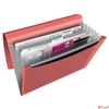 Kép 2/2 - Harmónikamappa A4 Esselte PP, 6 rekeszes,Colour`Breeze, korall E628447