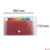 Kép 4/6 - Harmónikamappa Exacompta 180x110 mm, PP, 6 rekeszes 