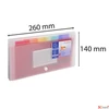 Kép 7/10 - Harmónikamappa Exacompta 260x140 mm, PP, 7 rekeszes