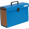 Kép 1/2 - Harmónikatáska Fellowes karton, 19 rekeszes, Bankers Box Handifi kék