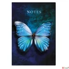 Kép 2/3 - Határidőnapló 2026 N168 B5 Notes Butterfly Blue Toptimer 2026 kollekció!