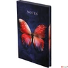 Kép 1/3 - Határidőnapló 2026 N168 B5 Notes Butterfly Red Toptimer 2026 kollekció!