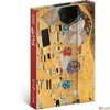 Kép 1/2 - Határidőnapló B/6 2025 Gustav Klimt 11×16cm mágneszáras Realsystem 2025 kollekció!