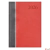 Kép 2/3 - Határidőnapló Groovy 2026 G011 B5 Heti Antr-Ezüst-Bordó Toptimer 2026 kollekció!