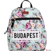Kép 1/2 - Hátitáska UNISEX BUDAPEST FELIRATOS Kinga-C Magyaros termék