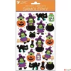 Kép 1/2 - Halloween matrica dekor Samolepky, 25x14cm dombor-metalizált Halloween mintás matrica dekoráció!
