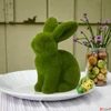 Kép 3/8 - Dekor nyúl húsvéti Fűzöld 22cm 3 féle kpmhu '25