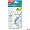 Kép 1/2 - Vonalzókészlet 4db-os Maped Start mini műanyag Irodai kiegészítők Maped 242815