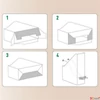 Kép 6/7 - Iratpapucs karton 100mm LEITZ Puro" zsályazöld