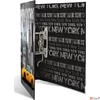 Kép 2/2 - Iratrendező 70mm Herma Cities A4-es emelőkaros kihúzólyukkal ellátott Városok/New York mintával 7171