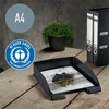 Kép 3/3 - Irattálca műanyag A4 Leitz Recycle, fekete E52275095
